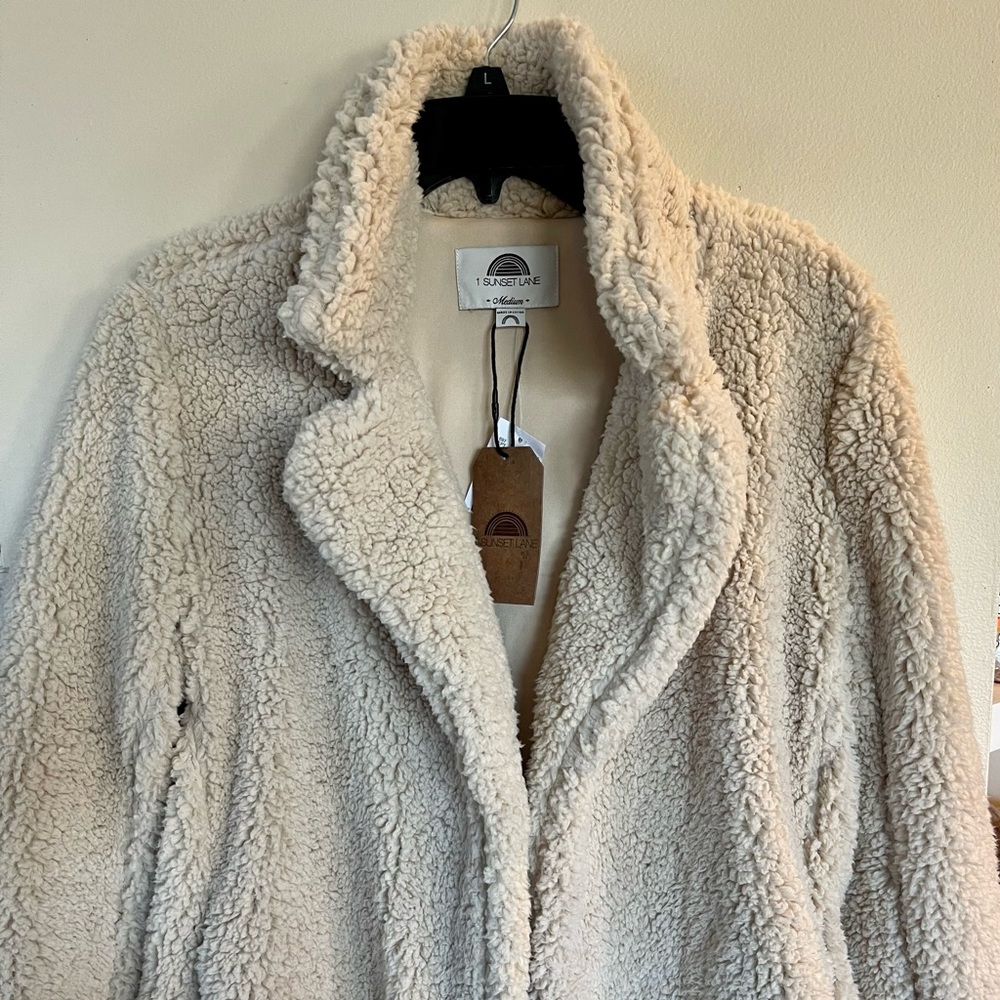 NWT Fluffy Jacket